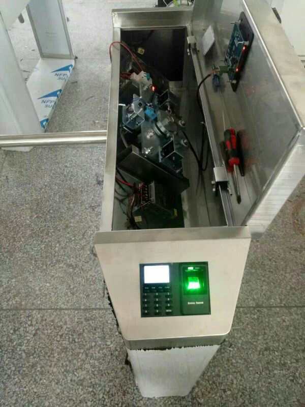 中控指紋道閘門(mén)禁系統 工地人行通道閘